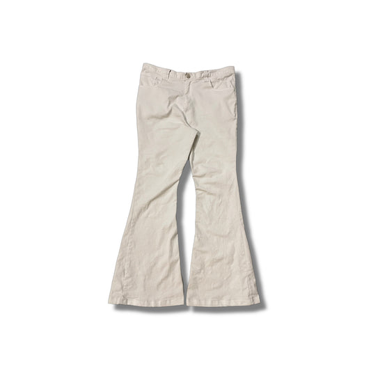 Flared jeans white