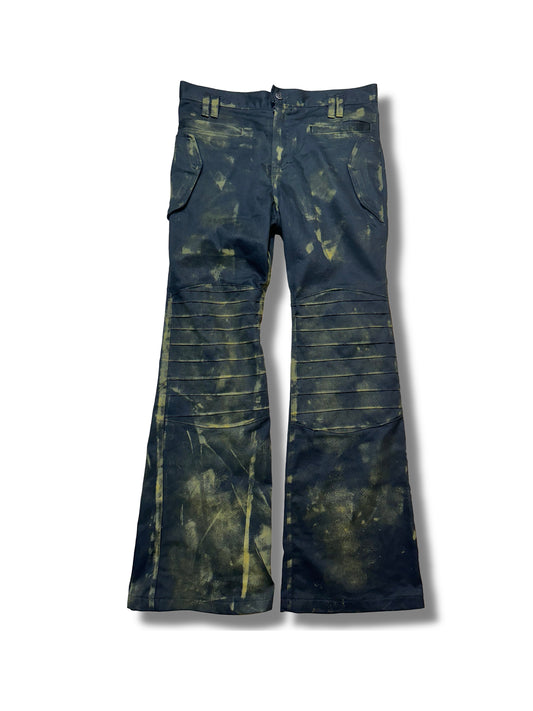 2c4 'WELD' Rust black flared pants