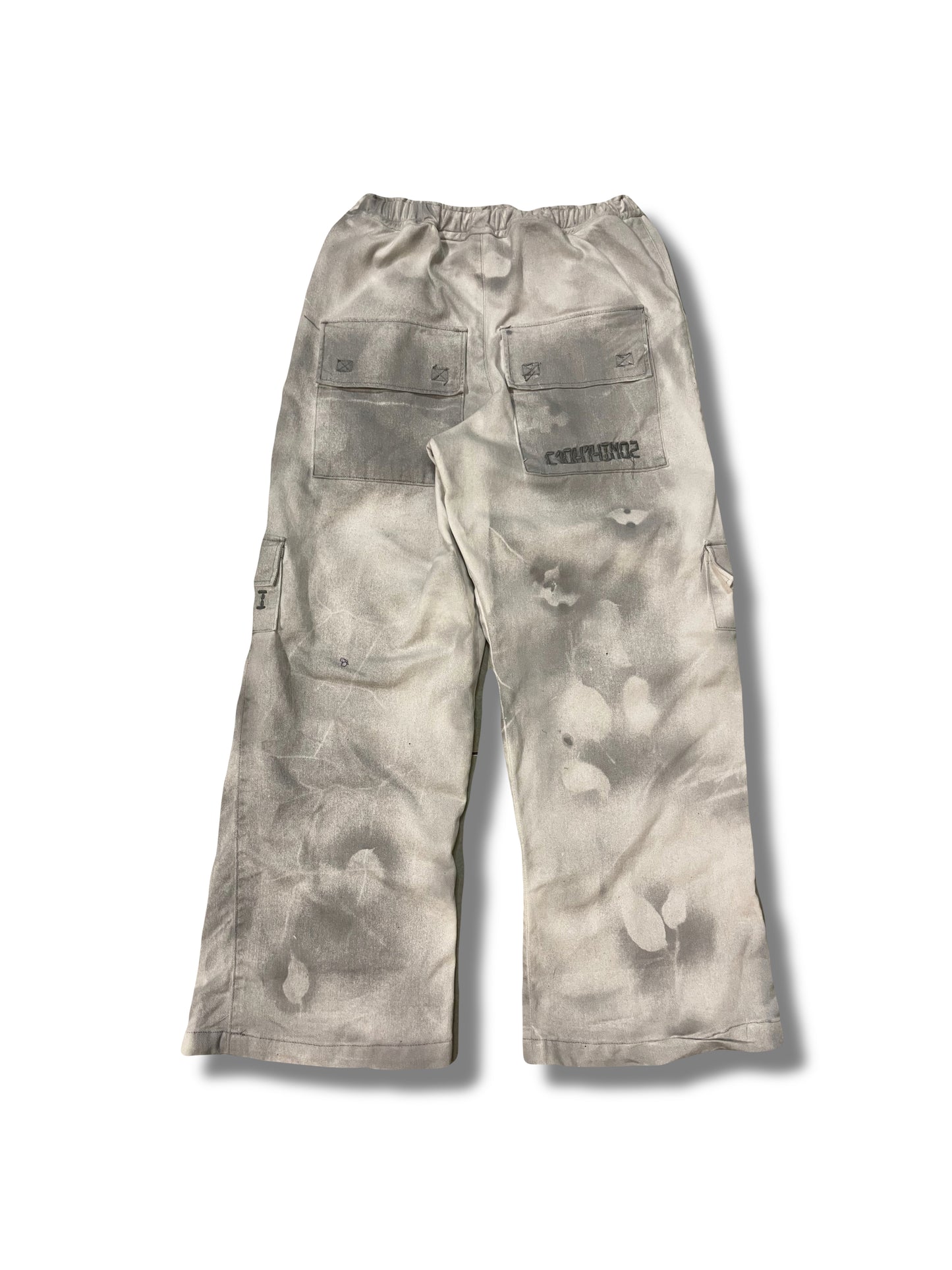 White tactical grey camo pants