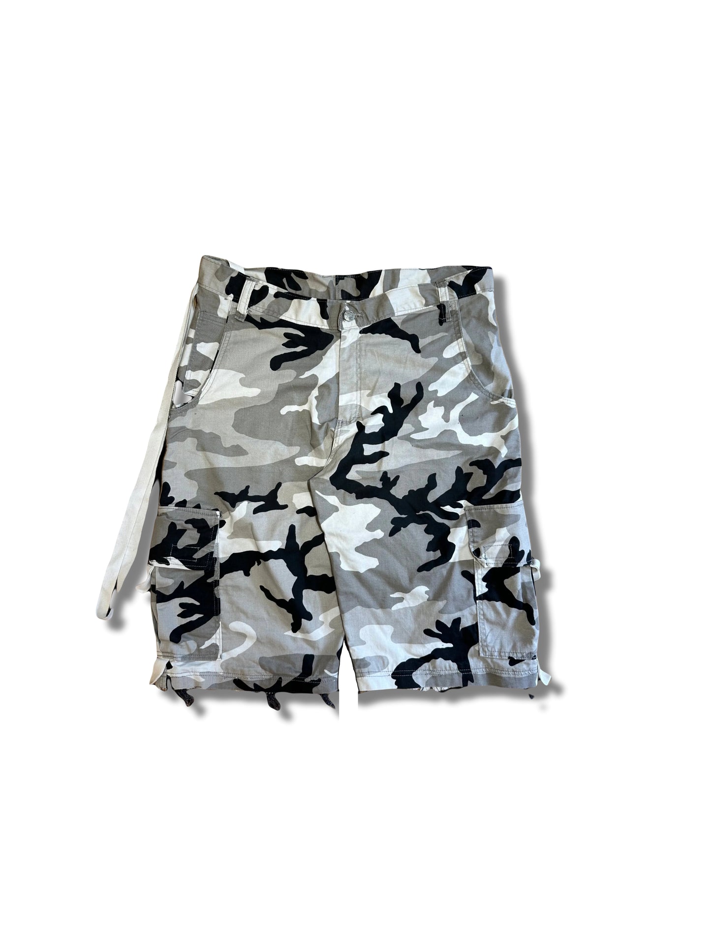 Grey camo cargo shorts 2C5