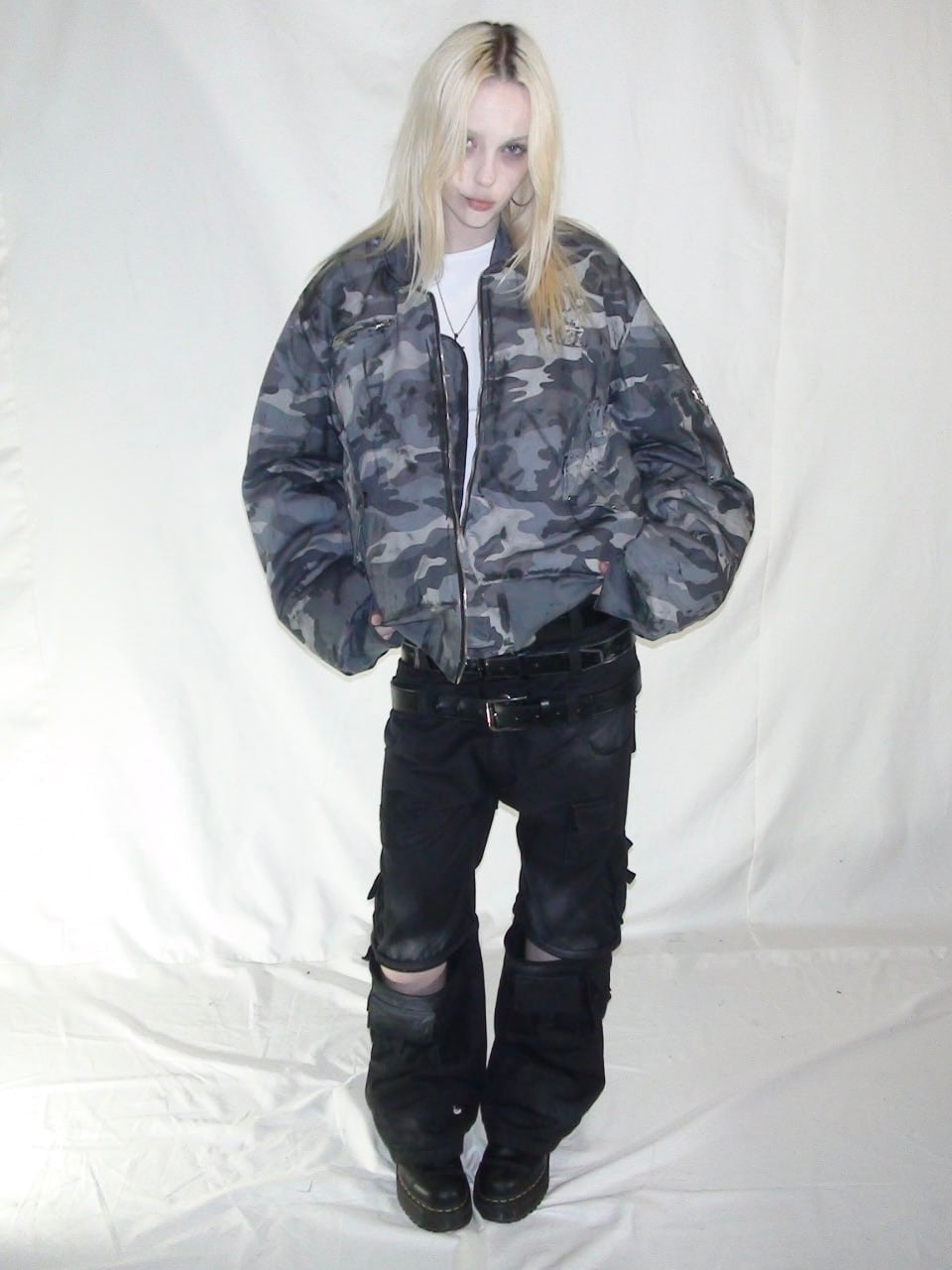 2c4 'ARCTIC' camo bomber grey/navy