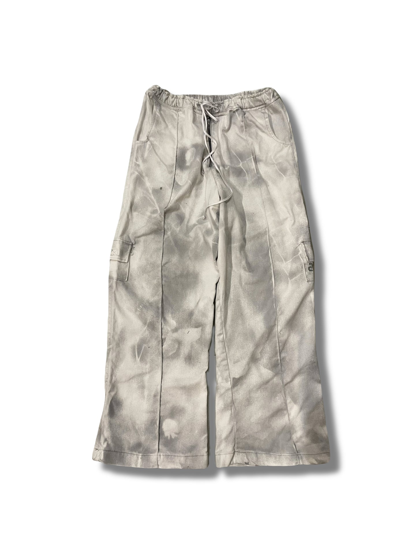 White tactical grey camo pants
