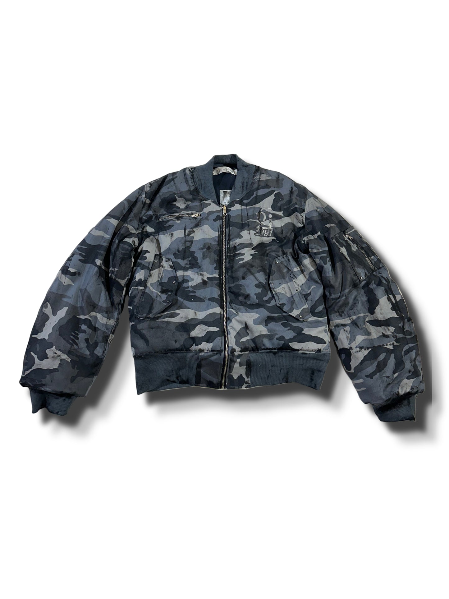2c4 'ARCTIC' camo bomber grey/navy
